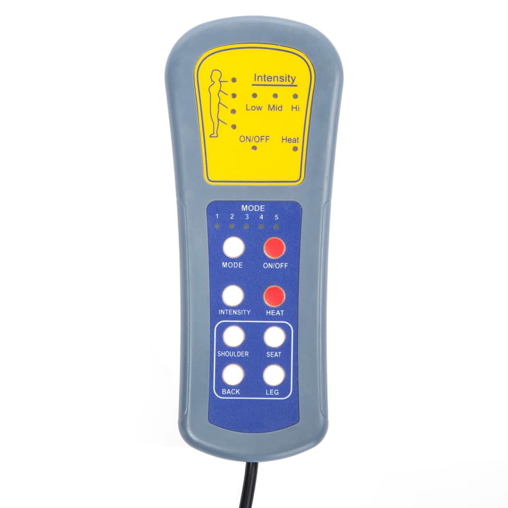 vidaXL Massage Chair Massaging Recliner Push Chair for Elderly Faux Leather