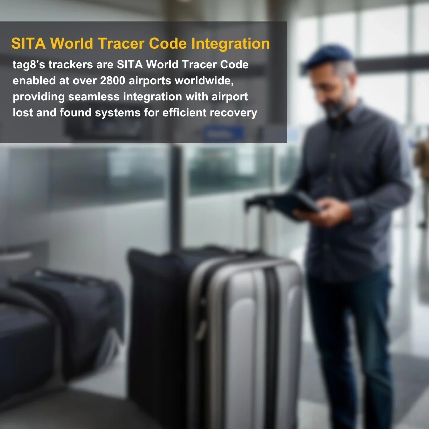 Smart Bag Security Tag -  Poland  Flag [Pack 2]